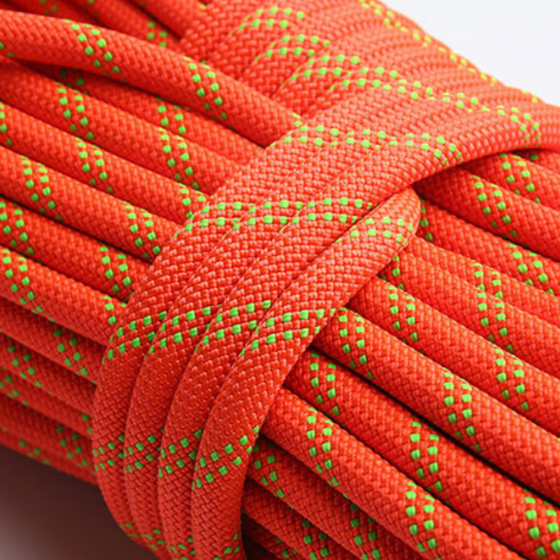 Dropped Rope Diameter:10mm High-Altitude Safety Outdoor Rock Life Static Climbing ...
