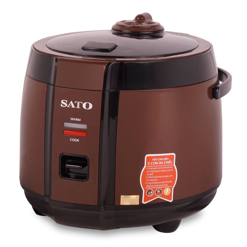 Nồi cơm điện quai xách 1.8L Sato 18F042