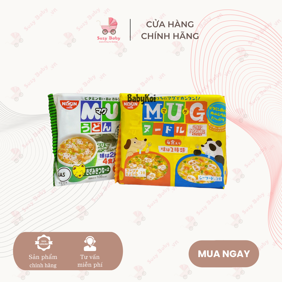 Mì Mug - Mì Anpanman Nhật cho bé ăn dặm