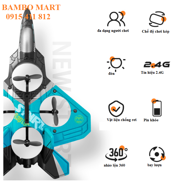 MÁY BAY ĐIỀU KHIỂN TỪ XA V17