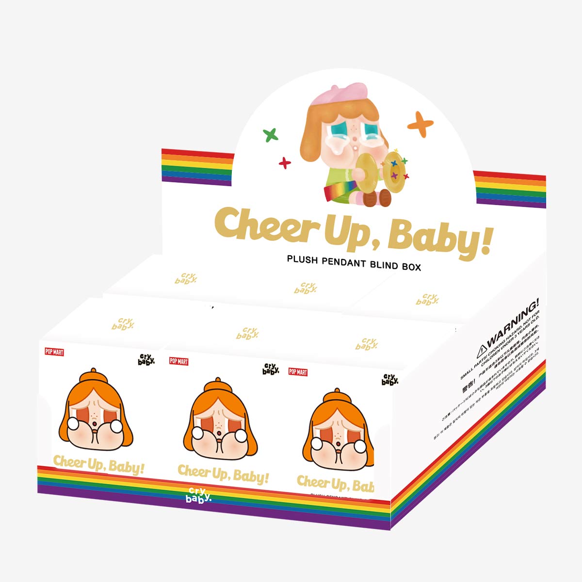 POP MART CRYBABY CHEER UP, BABY! SERIES-Plush Pendant Blind Box