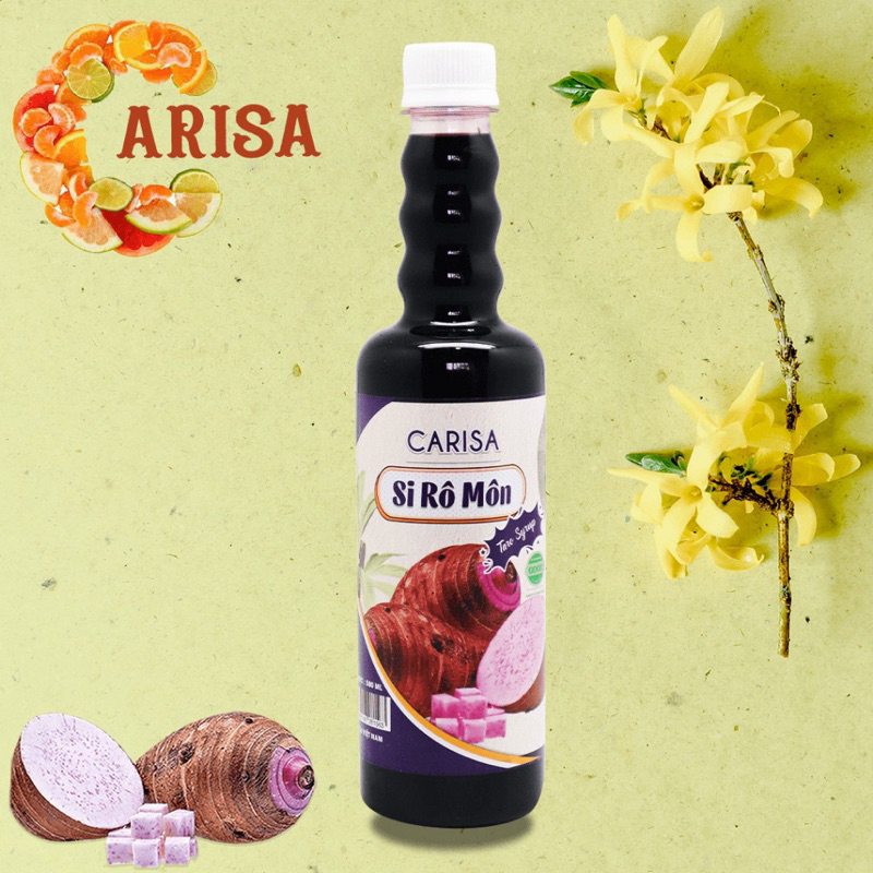 Siro Carisa Làm Trà Trái Cây Chai 500ml