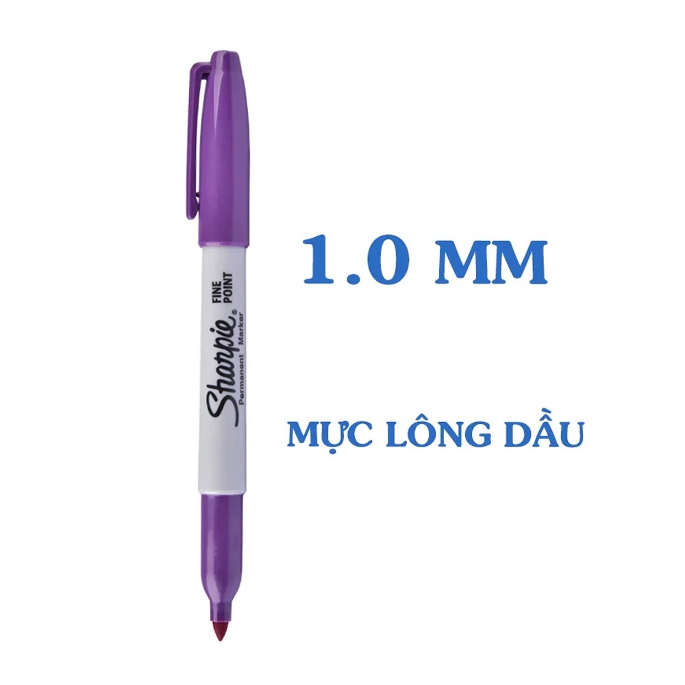 (BÁN LẺ) - BÚT LÔNG DẦU SHARPIE FINE POINT NGÒI 1.0MM (VẼ TRÊN MỌI CHẤT LIỆU)