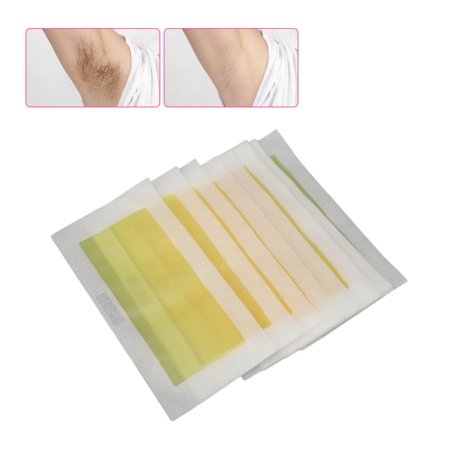 Wax Strips 20 Pcs Facial Hair Wax Strips Deep Cleansing for Home