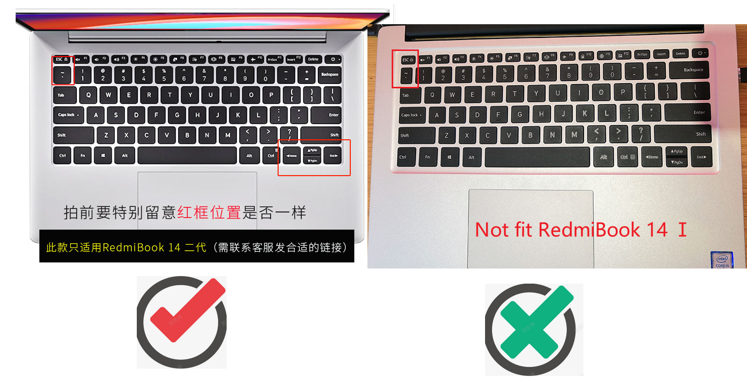 %E3%80%90UrbanNomad%E3%80%91For%20Xiaomi%20%20Mi%20redmibook%2014%20ii%20/%20RedmiBook%2014%20%E2%85%A1%20/%20%20RedmiBook%20Pro%2014%2014%20inch%20laptop%20Keyboard%20Cover%20Skin%20Protector%20Guard%20-%20Image%207