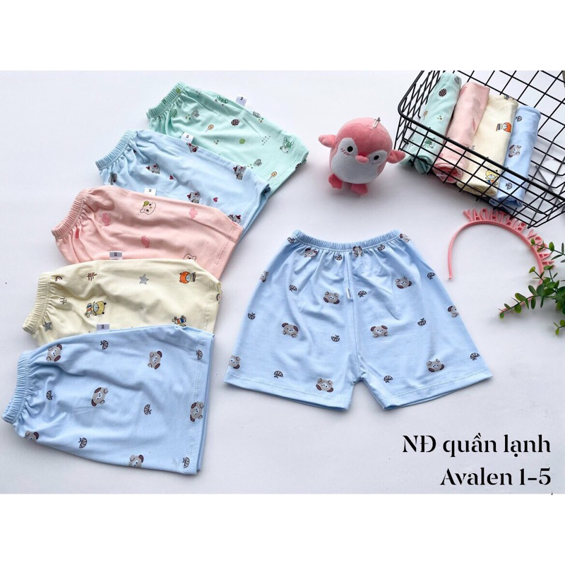 Combo 5 quần đùi thun lạnh cho Bé.