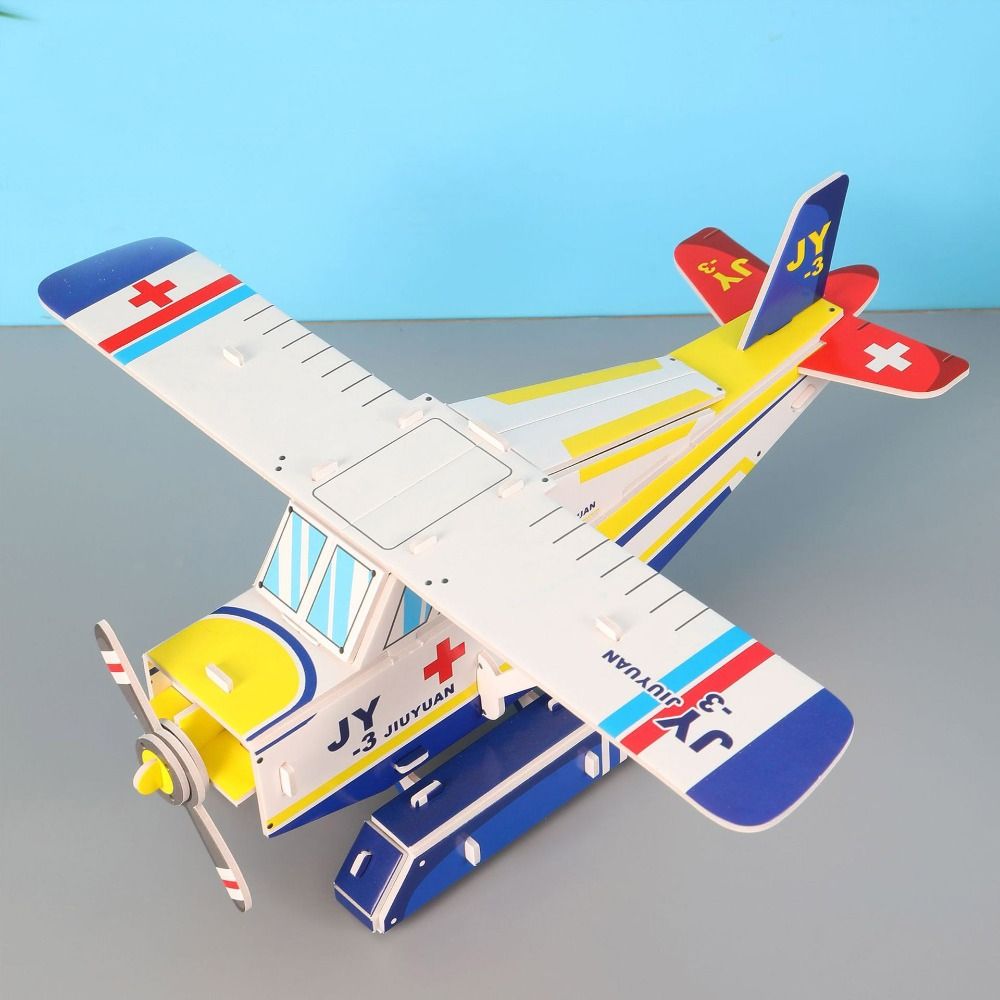 Papercaft Model Plane Paper Model Paper Airplane Puzzle 3D Handmade Children Jigsaw Puzzles ...