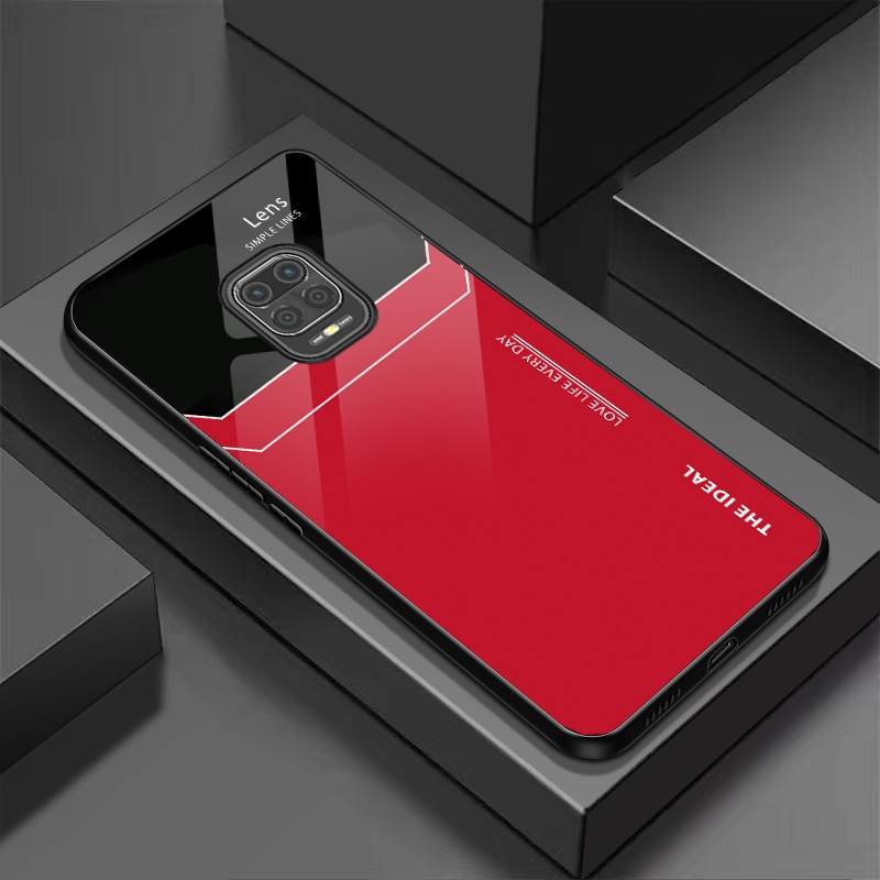 Ốp Lưng XIAOMI NOTE 9, NOTE 9S, NOTE 9 PRO Mặt lưng kính, chống sốc, thiết kế riêng