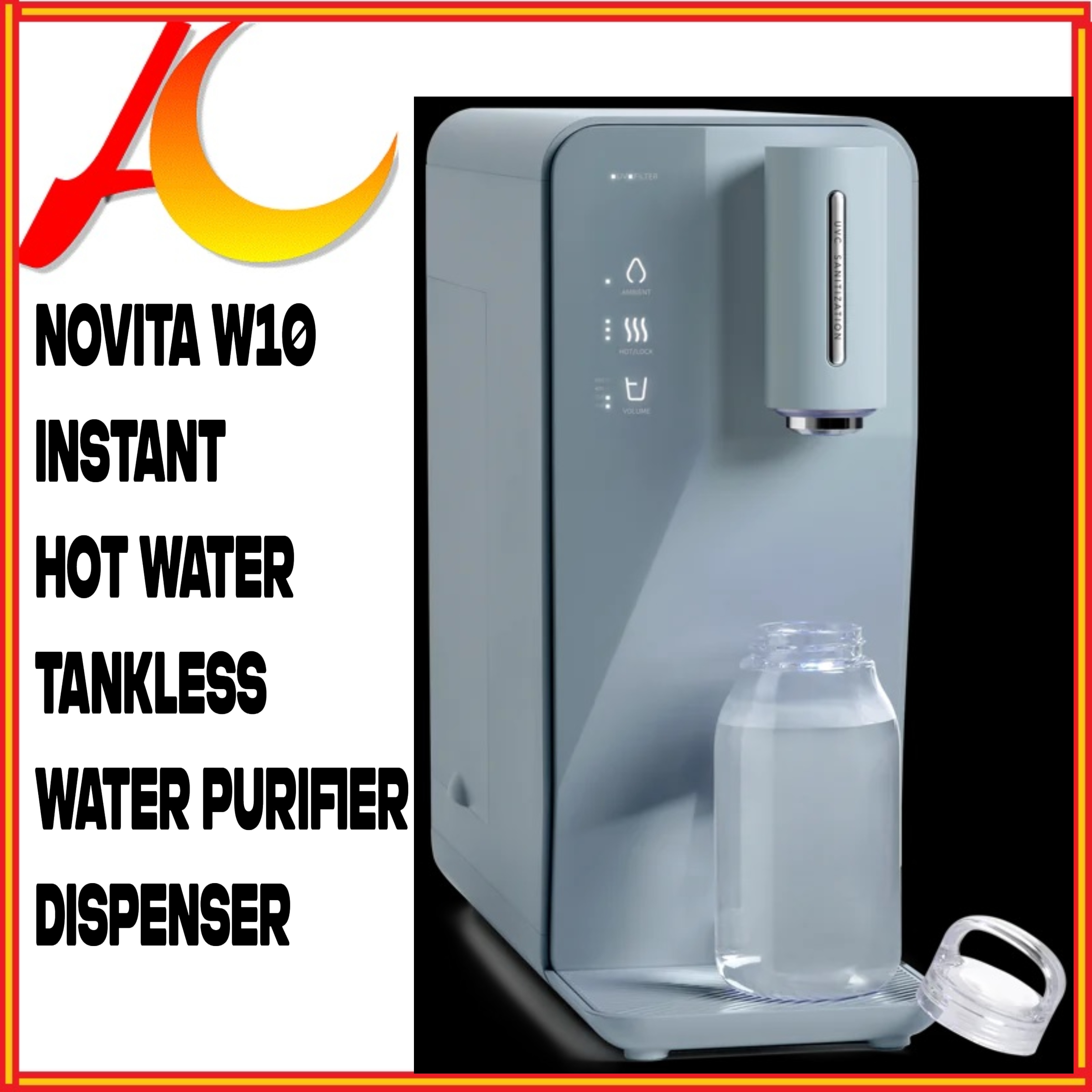 NOVITA W10 Instant Hot Water Tankless Water Purifier Dispenser