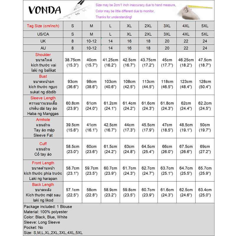 VONDA%20Womens%20Leisure%20Commute%20Lapel%20Bell%20Long%20Sleeve%20Shirts%20Slanted%20Placket%20Solid%20Blouses%20(Korean%20Causal)%20-%20Image%208