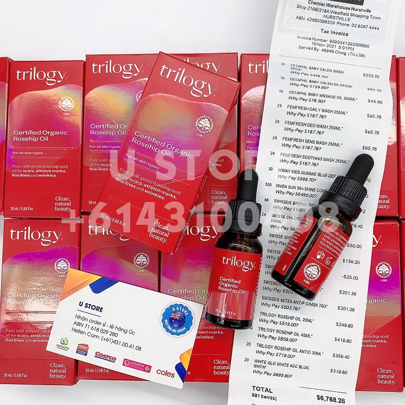 Tinh Dầu Tầm Xuân Trilogy Certified Organic Rosehip Oil
