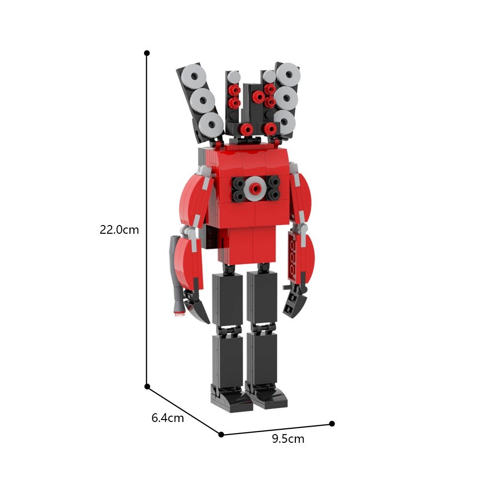 LOVEYOUG Removable Heavy Strategic er Model Plastic Model Speakerman Titan Model Intelligence Development Toy DIY Building Toys Toy for Children