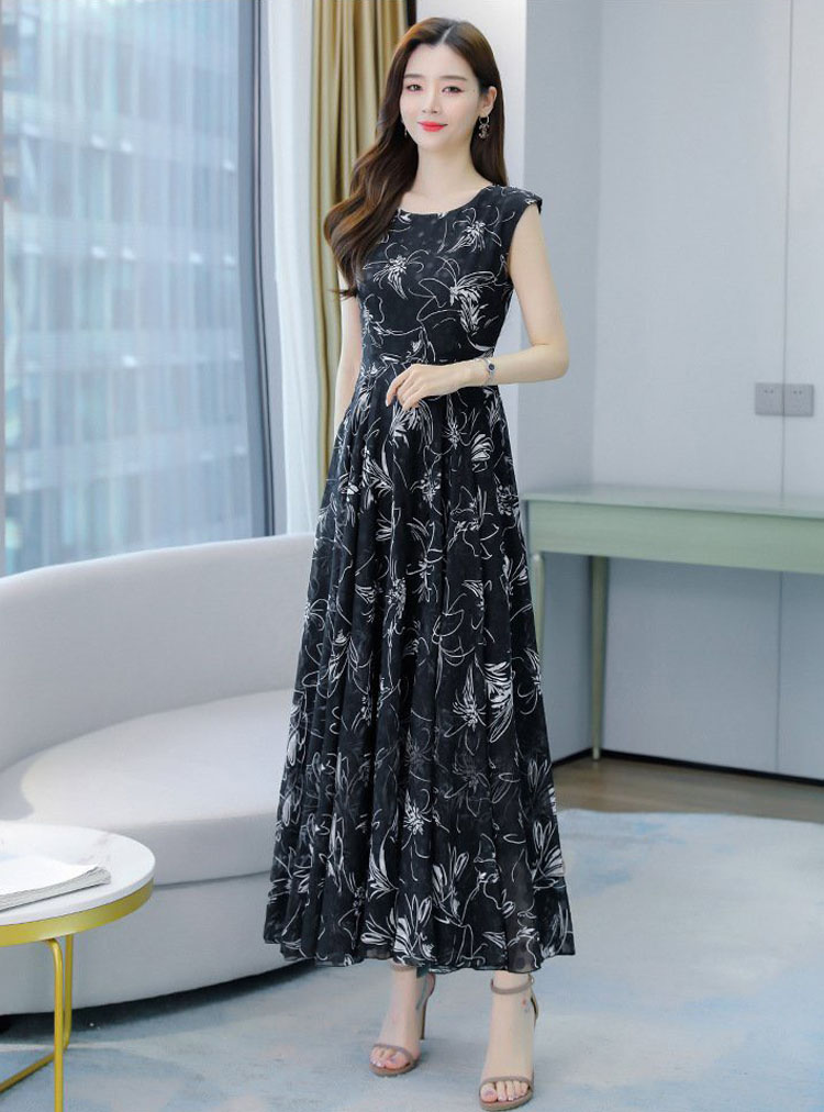 Đầm maxi hoa bi chìm KV28522
