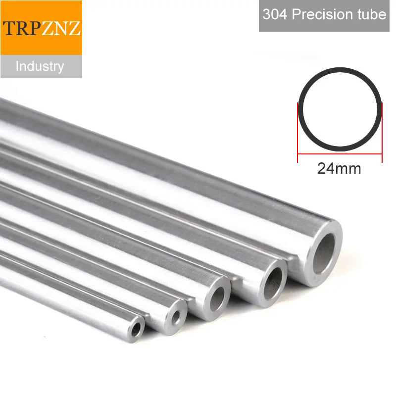 304 stainless steel precision pipe Outer diameter 25mm inner diameter 23mm  22mm 20mm 19mm polished inside outside OD6 to OD25mm