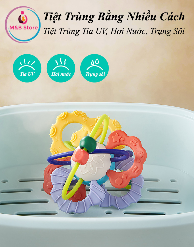Lục Lạc Gặm Nướu Manhattan Cao Su Mềm - KUB