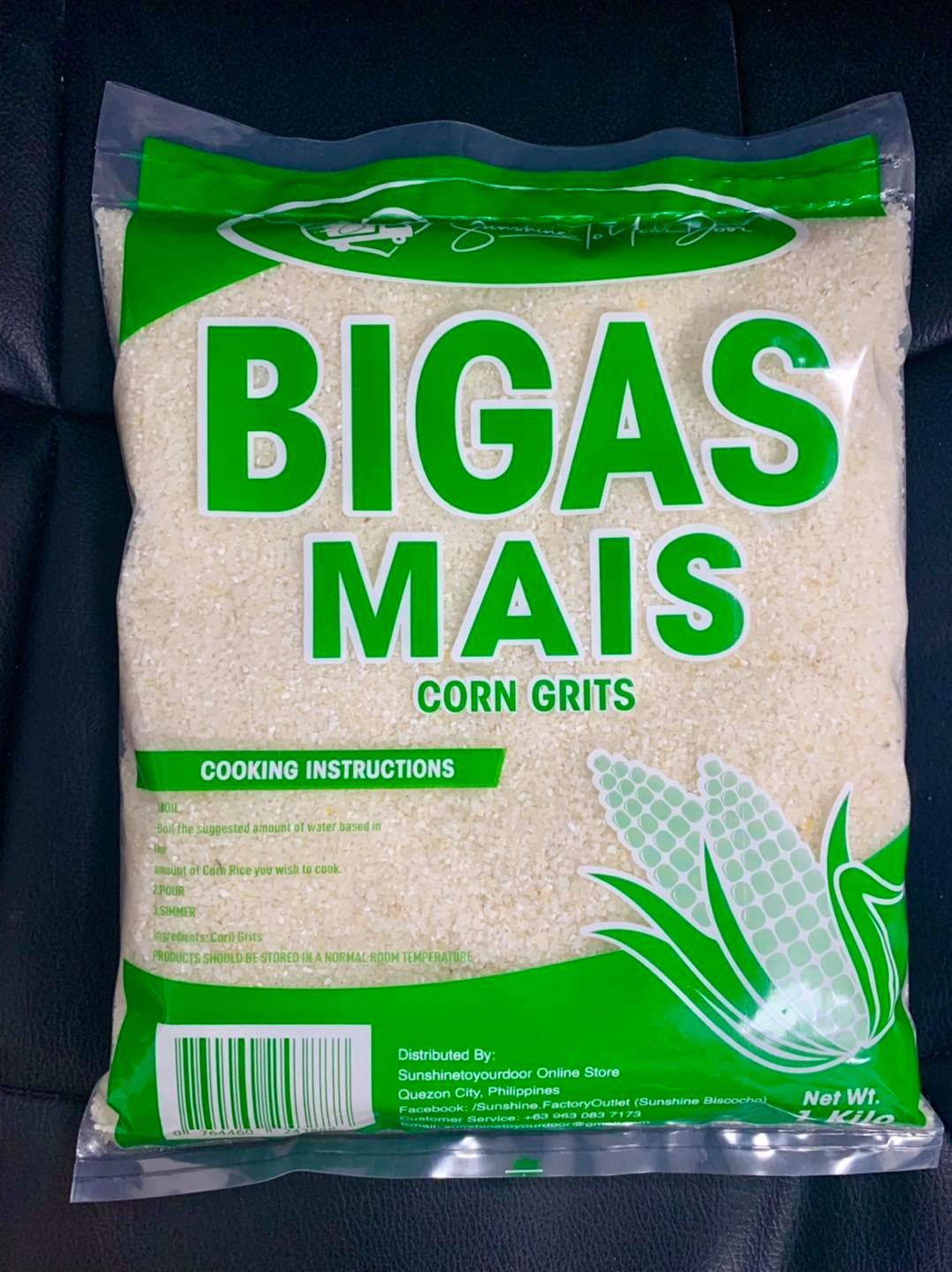 Bigas Mais Corn Grits 14 White/Yellow 1kg Lazada PH