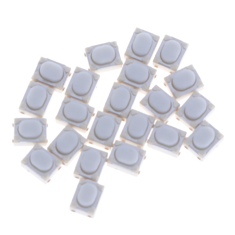 Dongcheng 20 chiếc công tắc SMD 32.5mm Công tắc cảm ứng siêu nhỏ 4 chân công tắc nút ấn