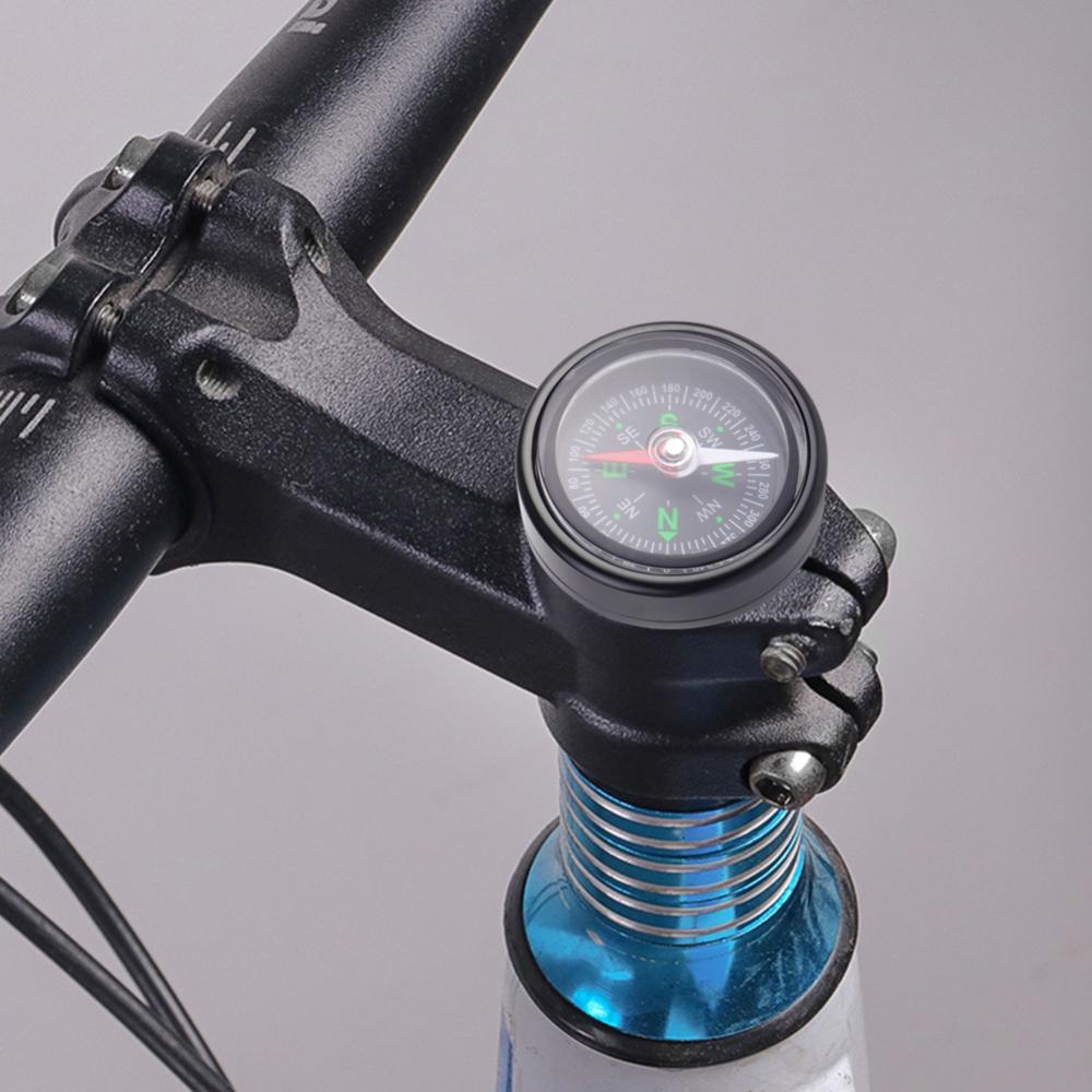 Bike Compass Lightweight Hiking Compass Waterproof Motorcycle Compass Dustproof S/L Multi-Purpose for Bicycle/Motorcycle