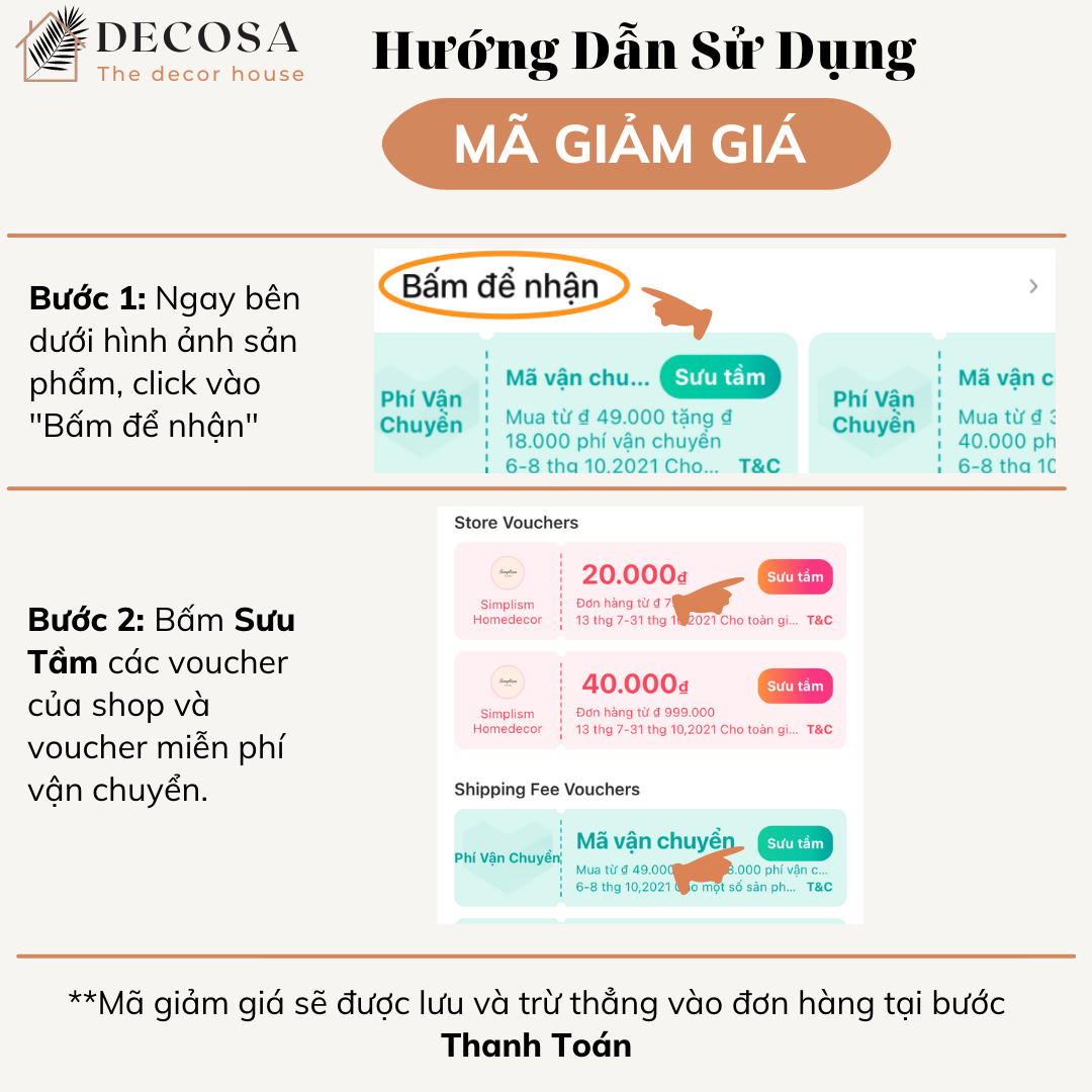 Bình đựng nước thủy tinh cao cấp có nắp đậy DECOSA