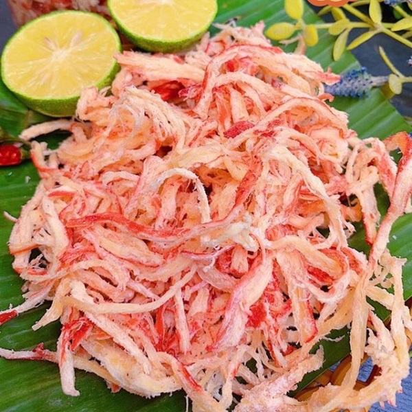 [HCM] Mực Xé Hấp Nước Dừa 300G