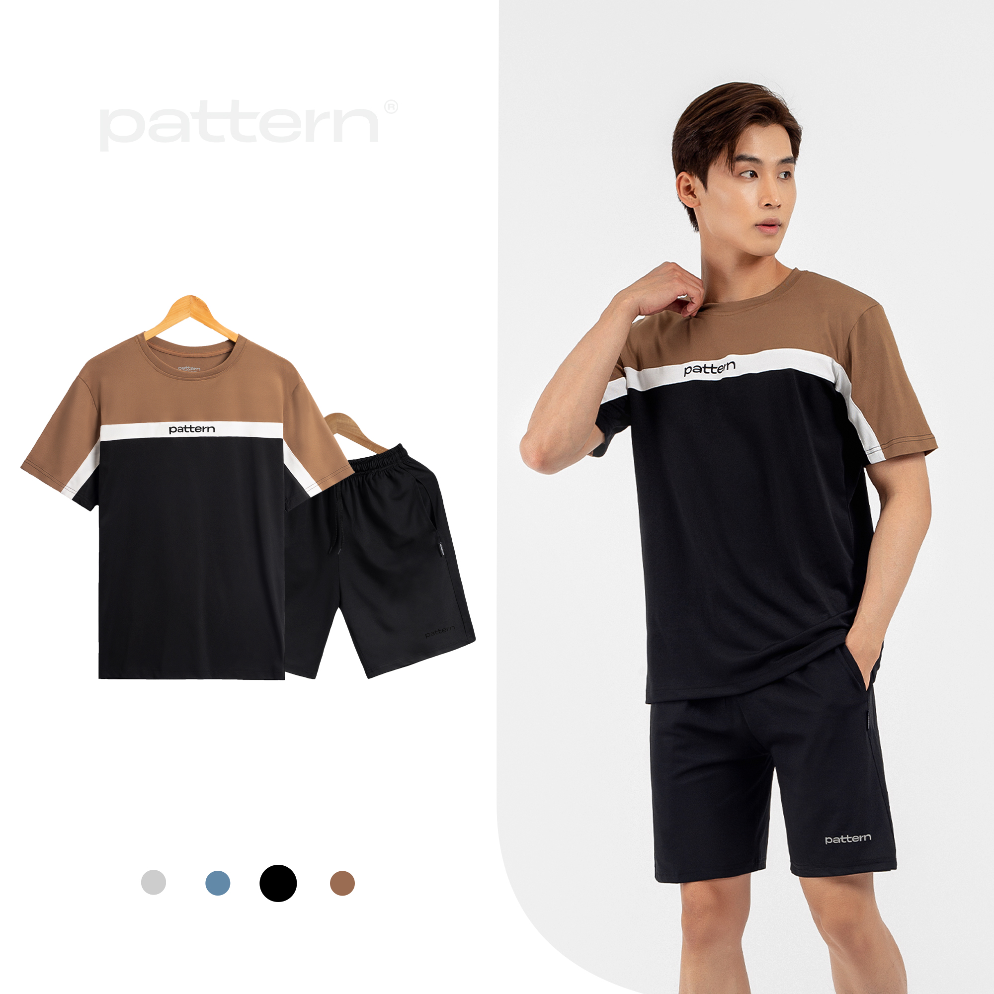 Bộ quần áo nam PATTERN THE 1992 phối sọc ngang