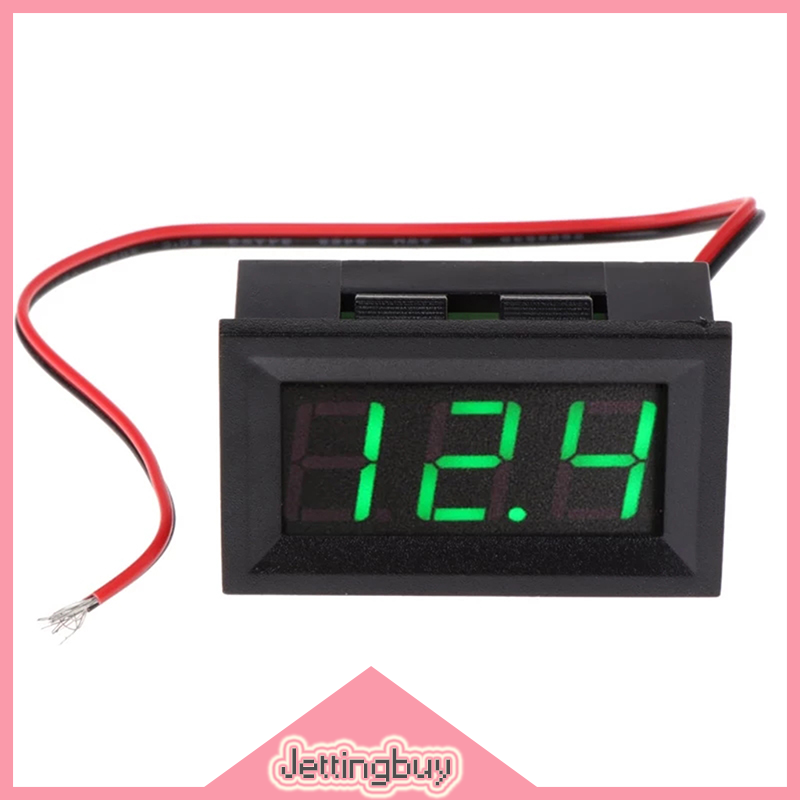 【Jettingbuy】 Flash Sale 0.56 in Digital Voltmeter Ammeter DC Panel Amp Volt Voltage Current Meter Tester