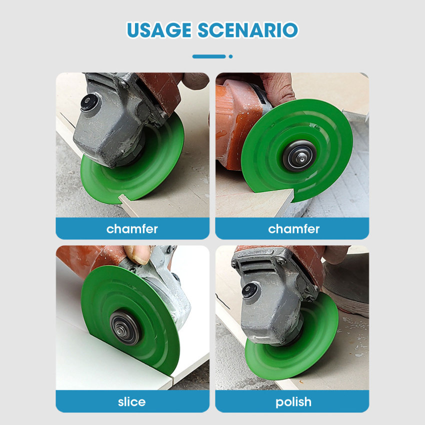 Diamond Cutting Disc For 100 Type Angle Grinder Marble Saw Blade Ceramic Tile Jade Polishing Grinding Disc