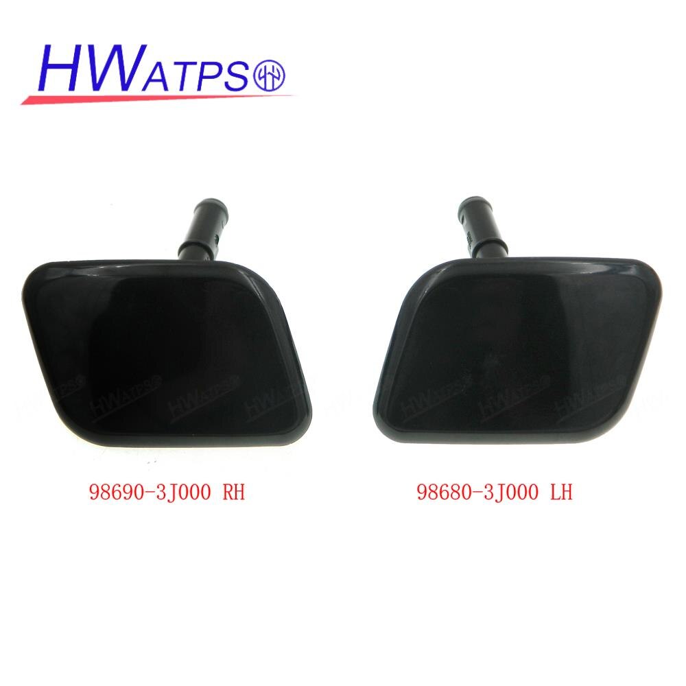 Hwatps 98680-3j000 & 98690-3j000 new cap cover headlight headlamp washer nozzle for hyundai veracruz ix55 2007-2012