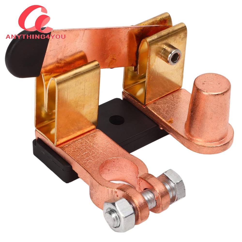 Negative Battery Disconnect Vertical Knife Blade Battery Master Switch Brass Power Cut Off Isolator for Truck ATV Boat