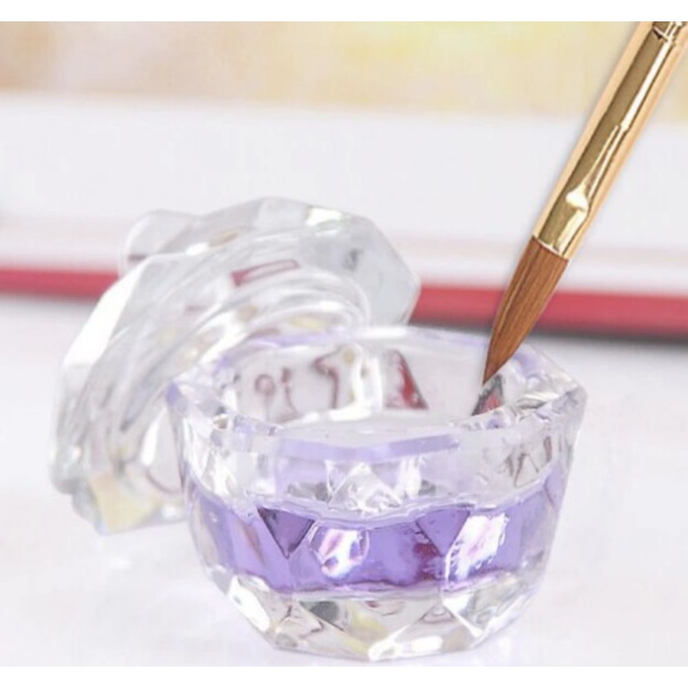 Hũ Đựng Lưu Huỳnh Nặn Hoa ( Hũ Thủy Tinh )