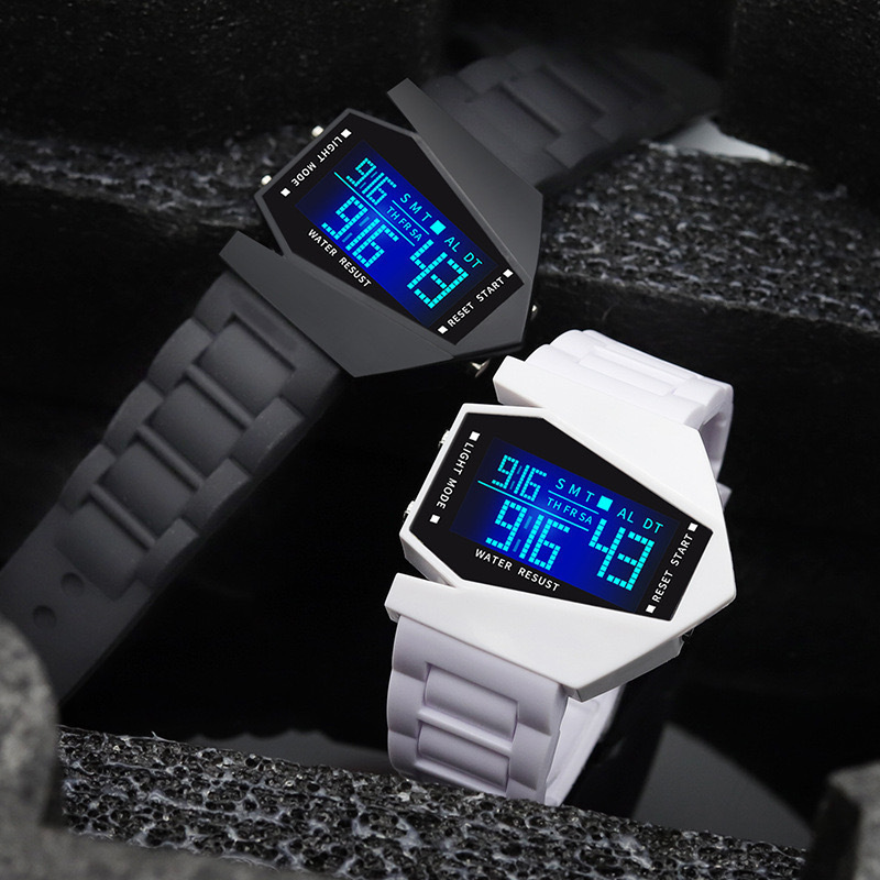 【Hot】Cosmic Spaceship LED Light-Up Multifunctional Watch for Men and ...
