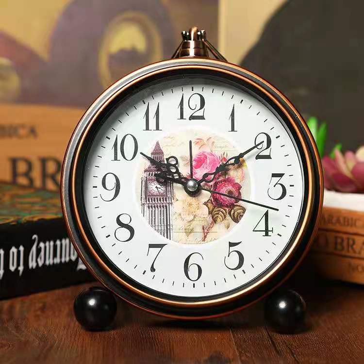 Đồng hồ để bàn - Đồng hồ báo thức phong cách Cổ điển