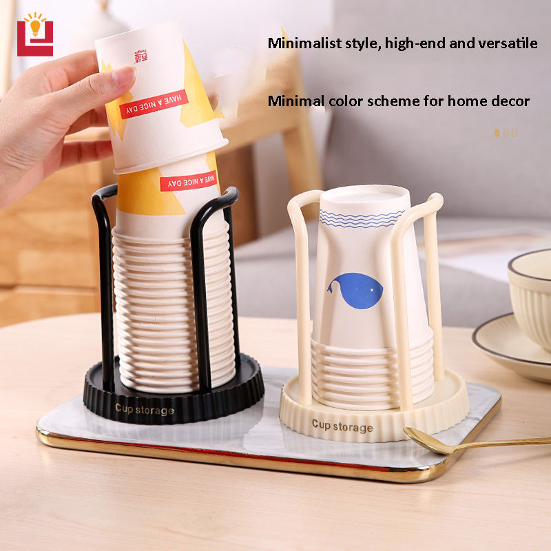 YONUO  giấy đơn giản ngăn để cốc hộ gia đình Cốc dùng một lần giá lưu trữ máy tính để bàn đa chức năng cà phê cốc trà sữa Giá Cốc vắt