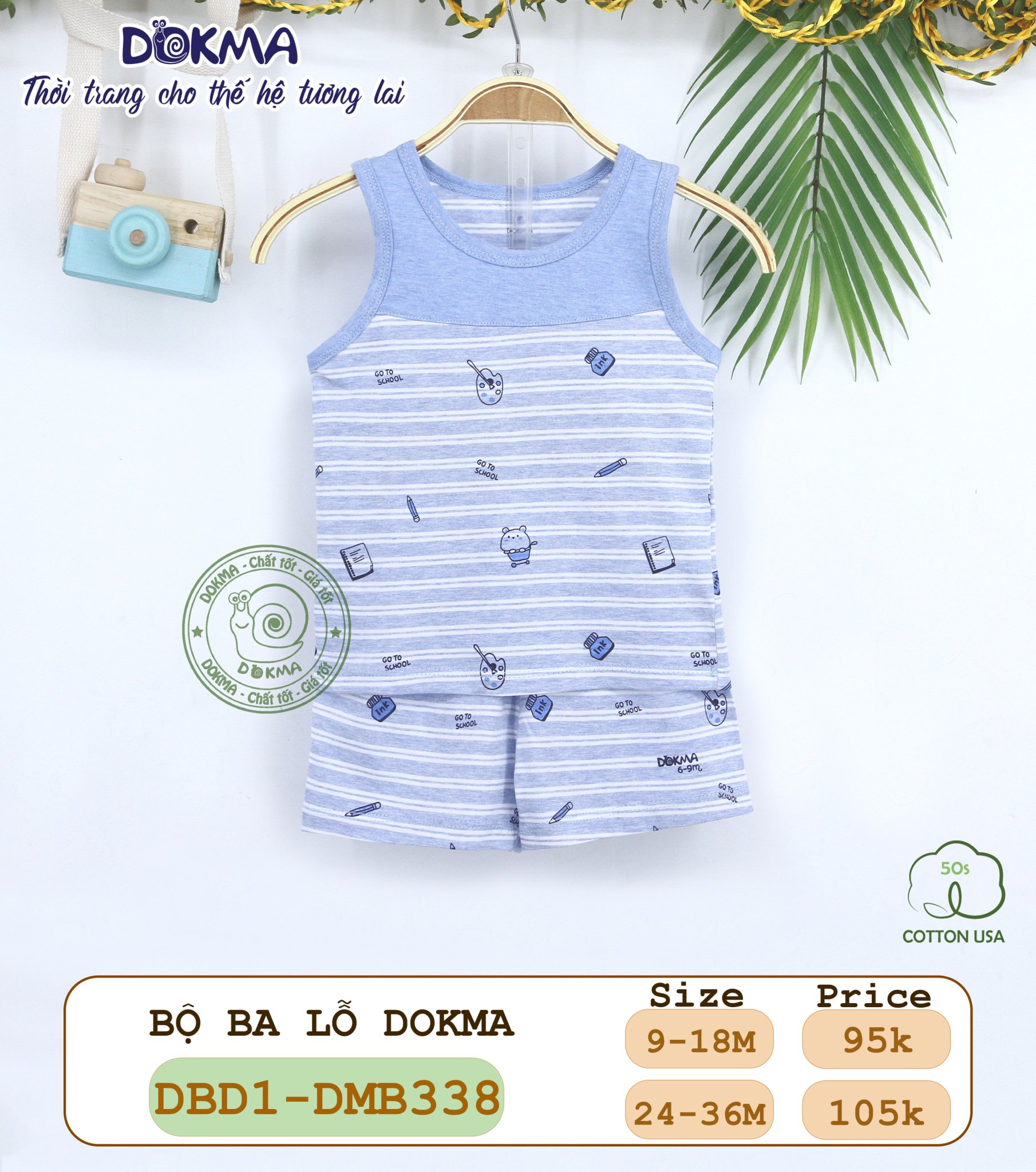Bộ ba lỗ DB436 Dokma