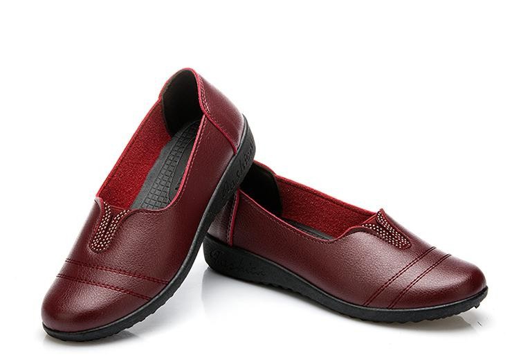 [HCM]Giày mọi da bò thật cao cấp - Da bò thật
