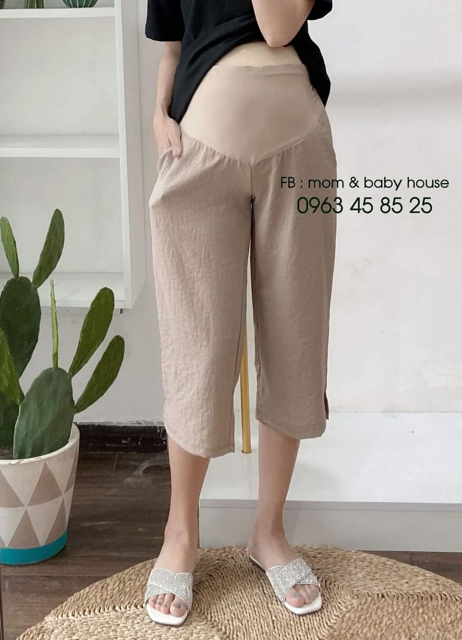 [Siêu Hót] Quần Bầu Ống Sớ Chất Đũi Mềm Mát