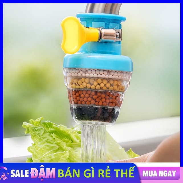 ĐẦU HOA SEN GẮN VÒI NƯỚC BỒN RỬA HOA QUẢ - ĐẦU VÒI XOAY 360 ĐỘ THÔNG MINH GẮN VÒI RỬA CHÉN BÁT