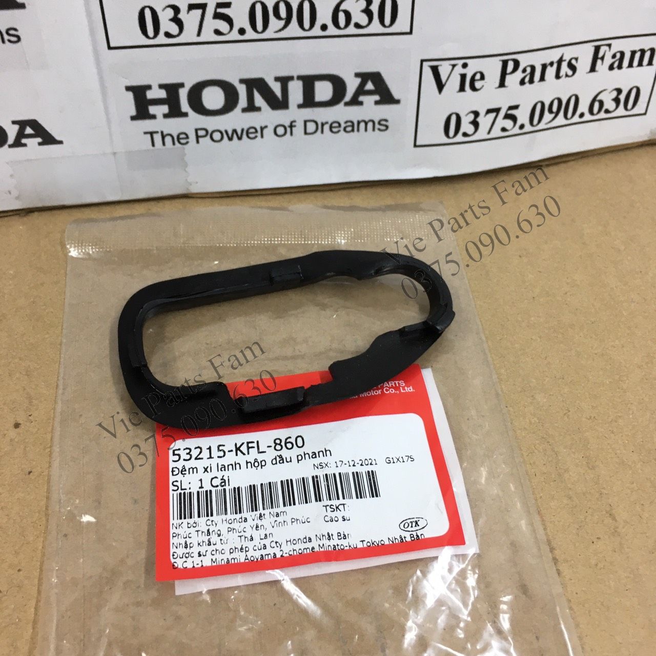 Cao su tay dầu wave zx, wave thái 110, hàng din honda mới 100%