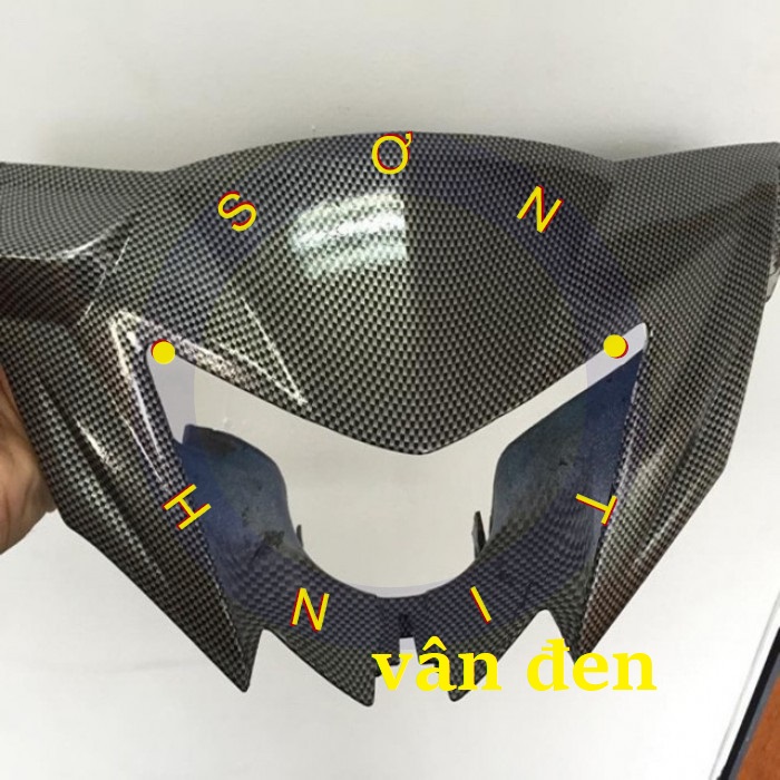 CUỘN PHIM NHÚNG SAMURAI CARBON BẠC hoặc ĐEN - MÀNG PHIM CHUYỂN NƯỚC