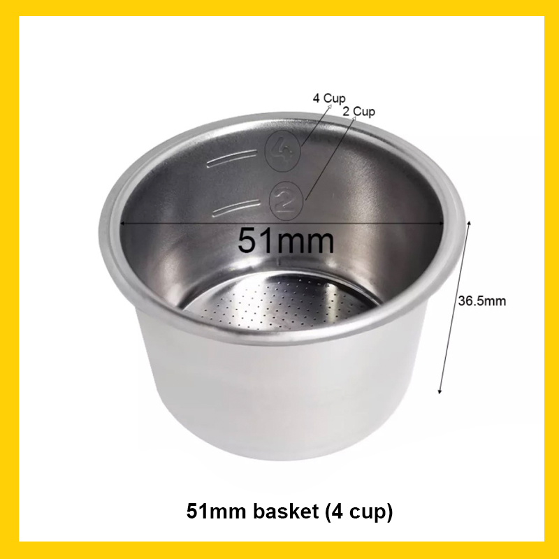 Giỏ Lọc Cà Phê 58; 54; 51mm | Filter Basket