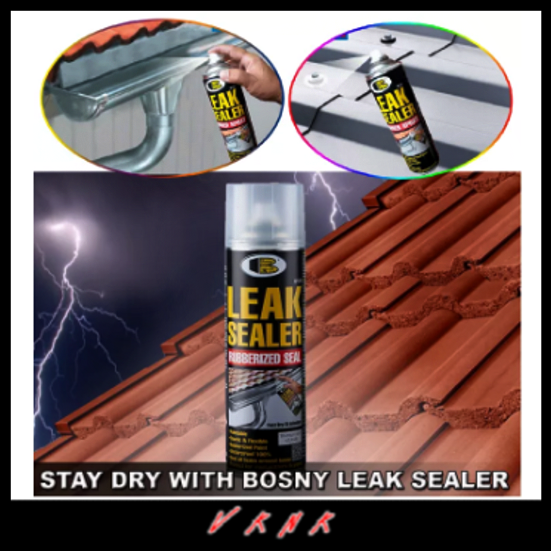 B125 Bosny Spray Leak Sealer Rubber Spray Clear Universal Application