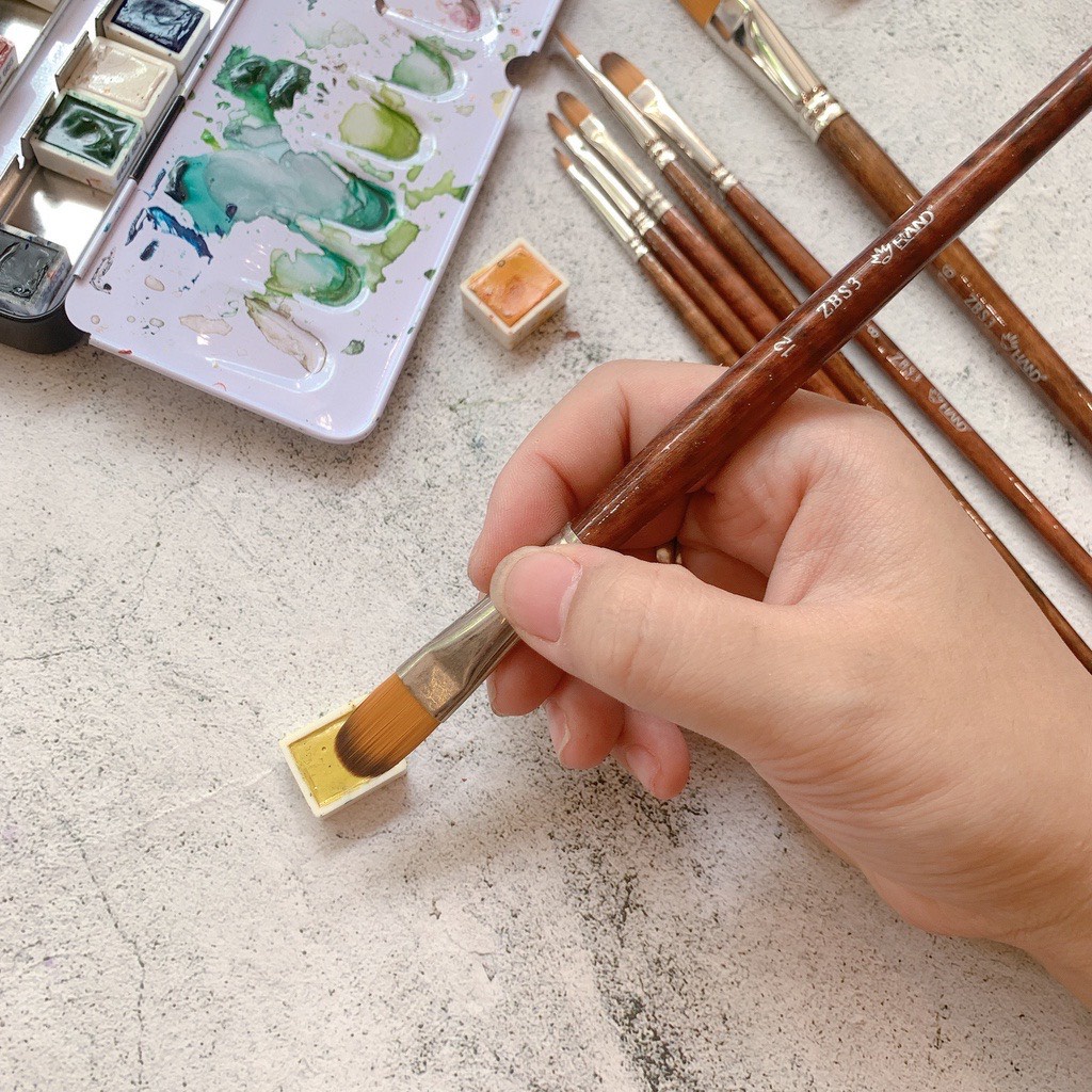 Cọ Vẽ HAND Đầu Oval (ZBS3)