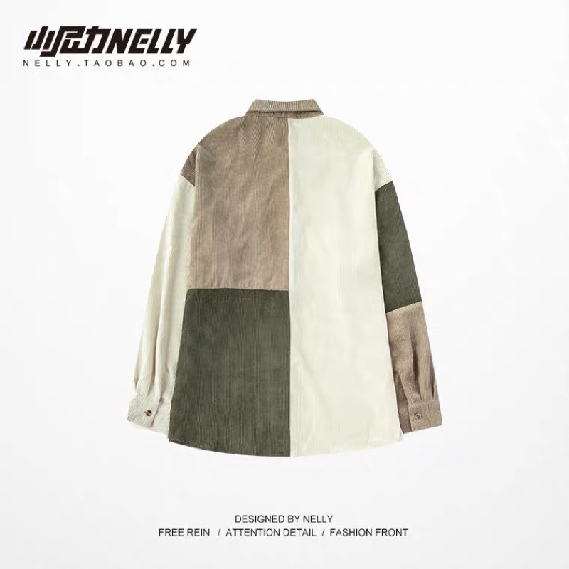 [Sẵn] Áo sơ mi len tăm Nelly 5813