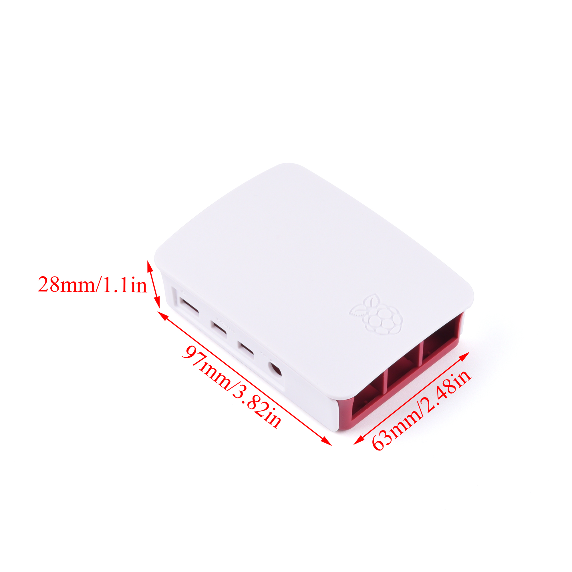 Vỏ Hộp Bảo Vệ Bằng Nhựa ABS Vỏ Hộp Cho Raspberry Pi 4B/3B +/3B