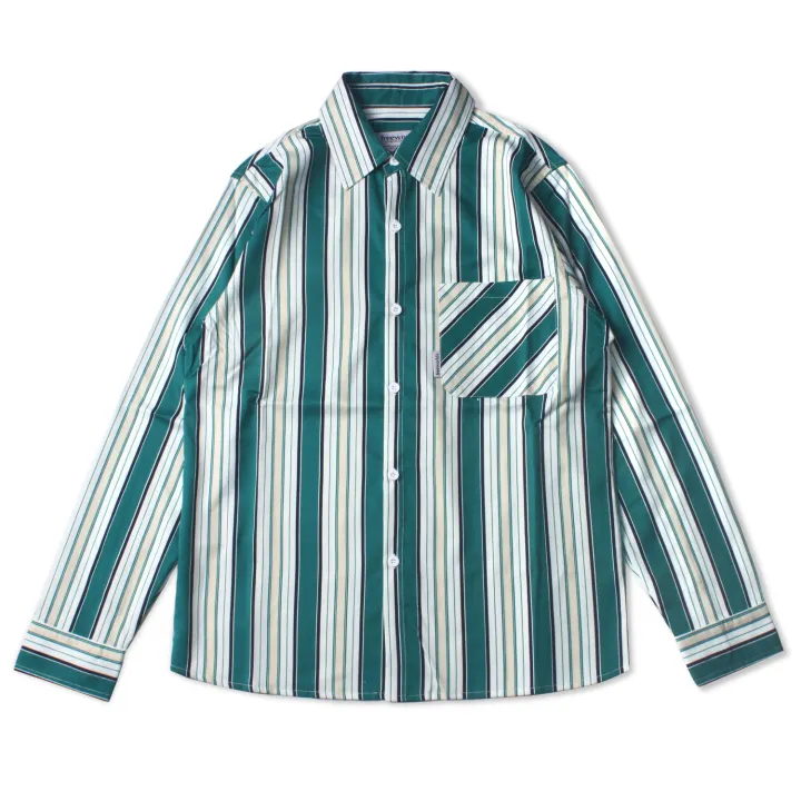 80s striped shirt long sleeve