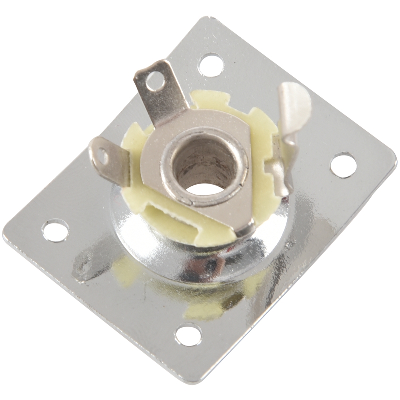 Chrome Plate Space E-output Socket for Electric Guitar