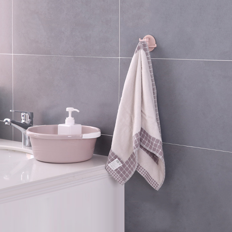 Redwokea 1 cái móc dính chịu lực mạnh móc dính liền mạch có thể xoay được móc treo tường nhà bếp phòng tắm nhà bếp móc