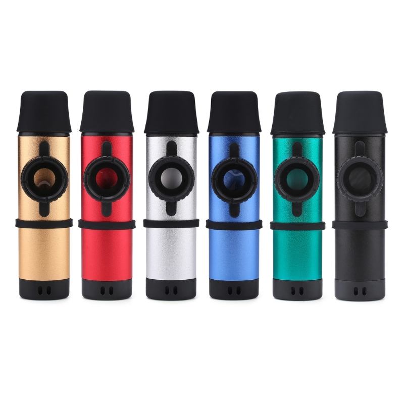 【100%-New】 Musical Instruments Colorful Kazoo Kid Adult Metal Musical ...