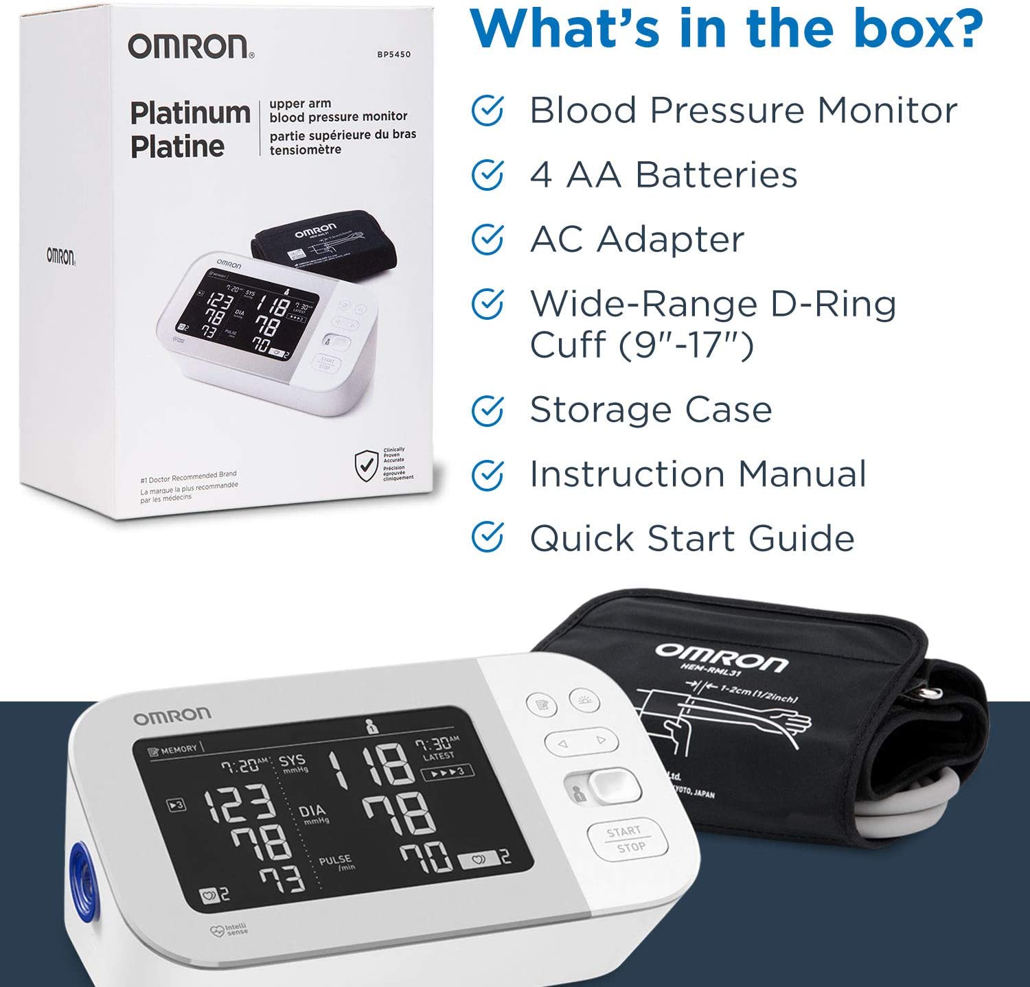 omron platinum bp 5450