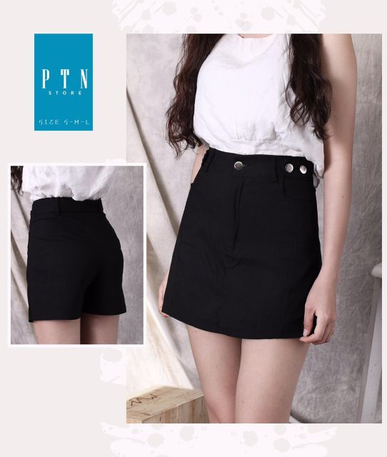 Quần short thô giả váy